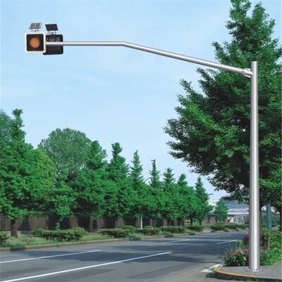 10m Custom Steel Pole Street Lamp Pole Traffic Signal Pole For Sale