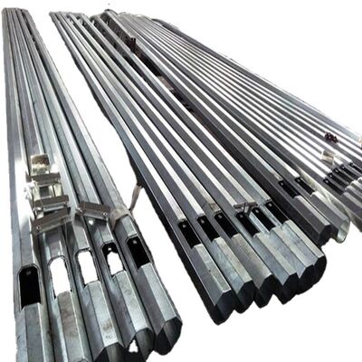 Galvanized Traffic Signal LED Light Poles Weight 10M Steel Pole Good Price