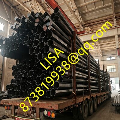 30FT Octagonal Hot Dip Galvanized Distribution Steel Poles with 500KG Break Load
