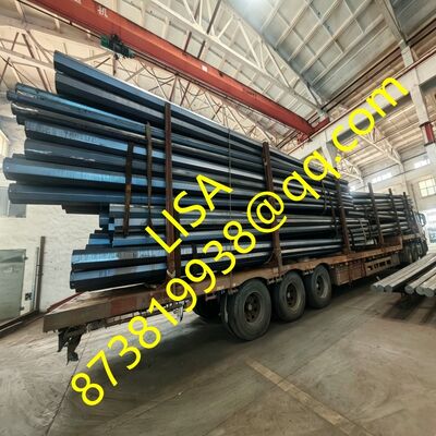 30FT Octagonal Hot Dip Galvanized Distribution Steel Poles with 500KG Break Load