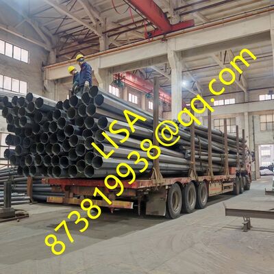 25FT/7.62M Octagonal Hot Dip Galvanized Distribution Steel Pole with 300KG Min Break Load
