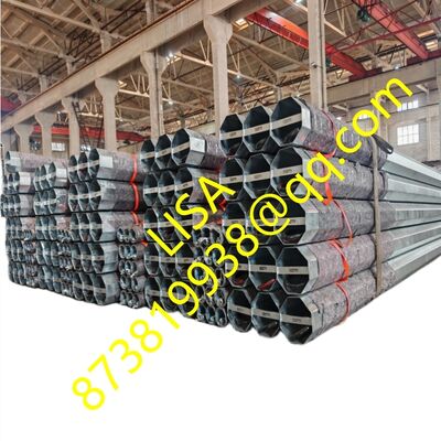 5M-12M Octagonal Tapered Hot-dip Galvanized Steel Lighting Pole for Street and Park Lighting