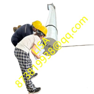 90FT Q460 Dodecagonal Galvanized Transmission Steel Pole with 11000KGF Min Break Load