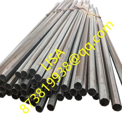 Philippines NEA Standard Hot-dip Galvanized Octagonal Steel Pole with 500KG Min Break Load