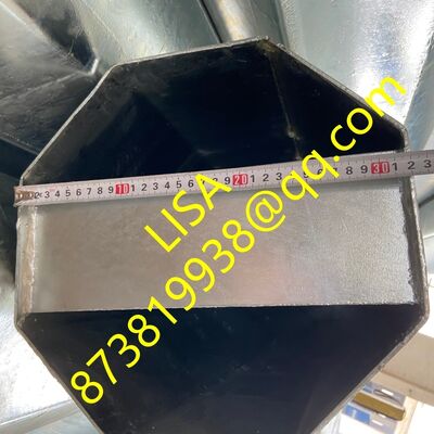 40FT/11.9M 3mm Q355B 500KGF Load Hot-dip Galvanized Octagonal Utility Steel Poles