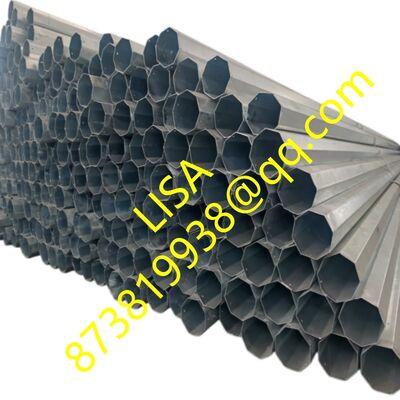 35FT Hot Dip Galvanized Electric Steel Pole with 500KGF Load Capacity for Power Distribution