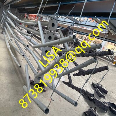 5M Height Hot-dip Galvanized Q235B Steel Lighting Pole for Street Park and Garden