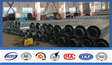 45Ft Two sections Octagonal Distribution Galvanized Electrical Power Pole Transmission Tubular Steel Pole