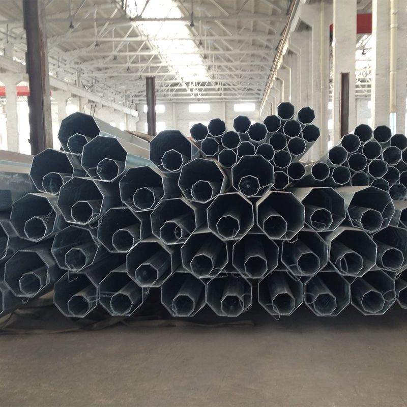 8M 11M Q355B Hot Dip Galvanized Octagonal Distribution Steel Pole