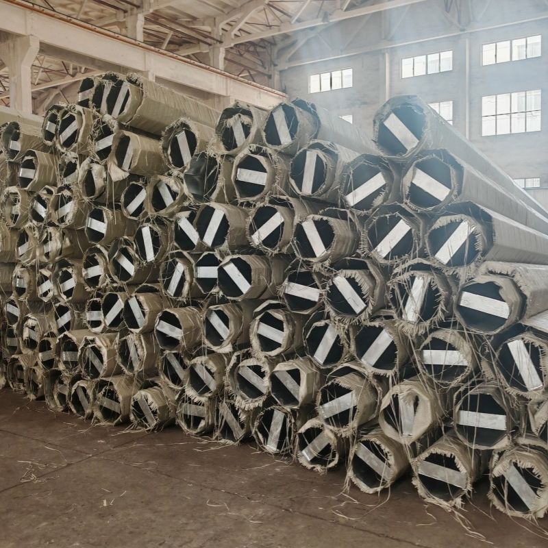 Octagonal 30FT Steel Galvanized Pole with Nea Standard for 15KV Power Distribution