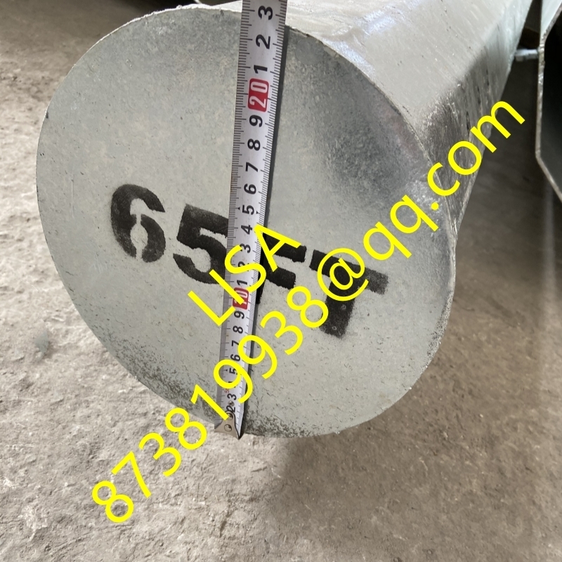 Galvanized 65FT Class 3 Transmission Steel Pole 355MPa Buried Dodecagonal 2 Segments Steel Pole