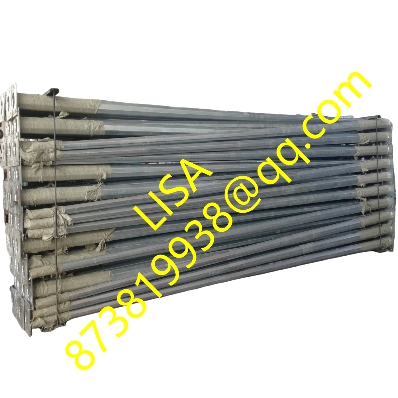 Q235 7M 8M 9M 10M Hot dip Galvanized Octagonal Steel Lighting Poles