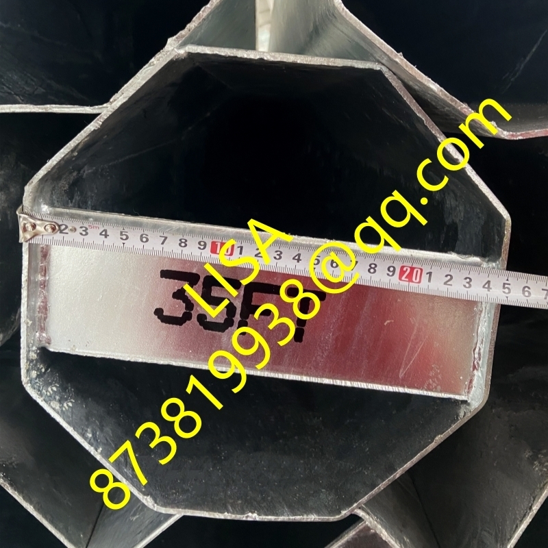 15KV 35FT Octagonal Galvanized Steel Metal Pole With Nea Standard For Distribution Line