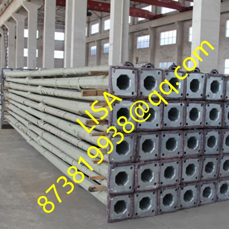 10M 35FT Octagonal Tapered Hot-dip Galvanized Steel Lighting Pole for Street Light