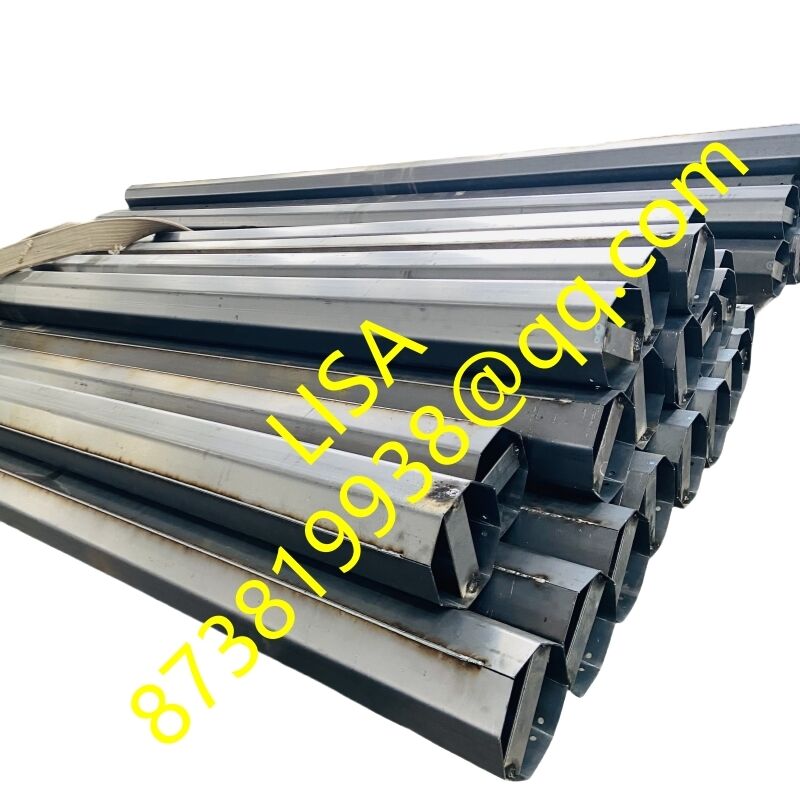 25FT Octagonal Hot-dip Galvanized Electric Distribution Steel Pole for Power Lines