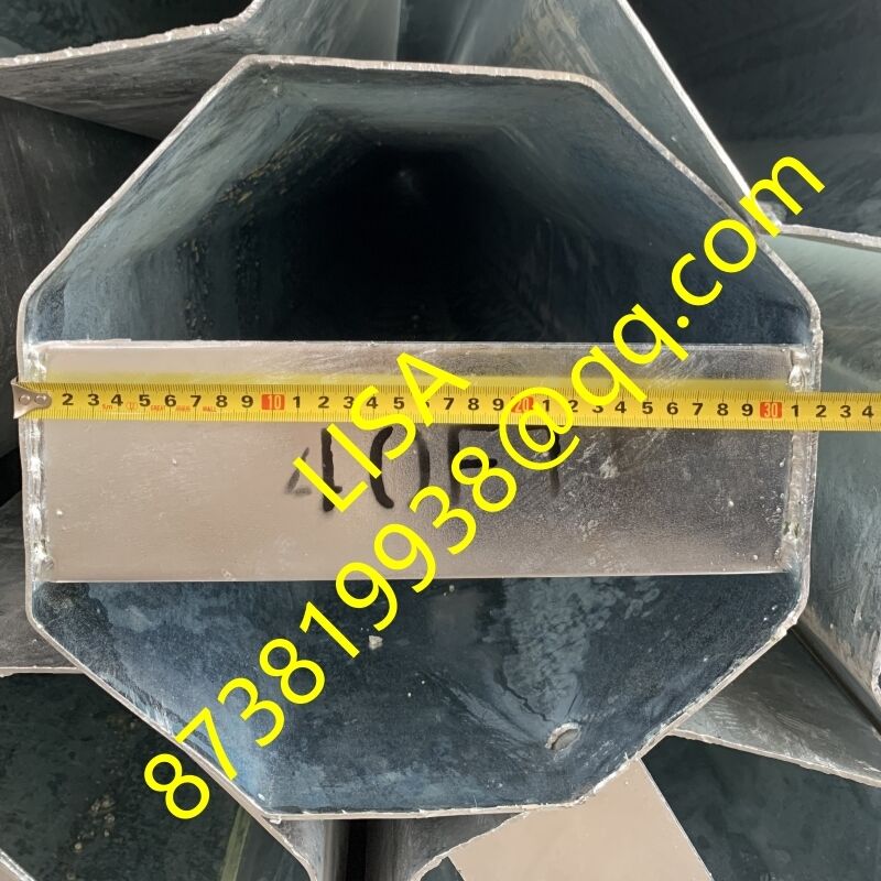 40FT Hot Dip Galvanized Electric Steel Pole with 500KGF Load for Power Distribution