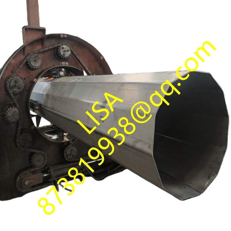 70FT Dodecagonal Hot Dip Galvanized Transmission Steel Pole with Bitumen Painting and Sack Wrap