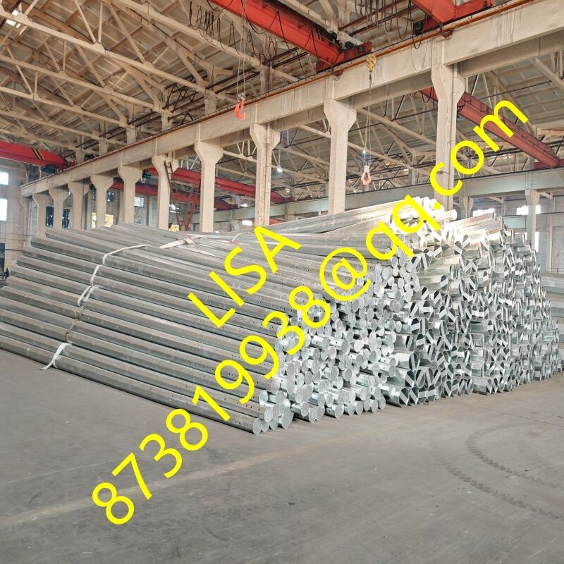 30FT/35FT Hot-dip Galvanized Electric Steel Pole with 500KGS Load for Power Distribution