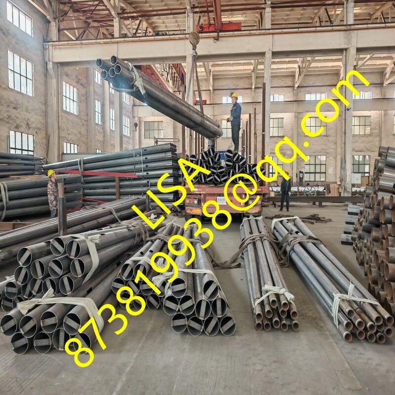 7M Height Q235B Hot Dip Galvanized Steel Lighting Pole for Street and Road