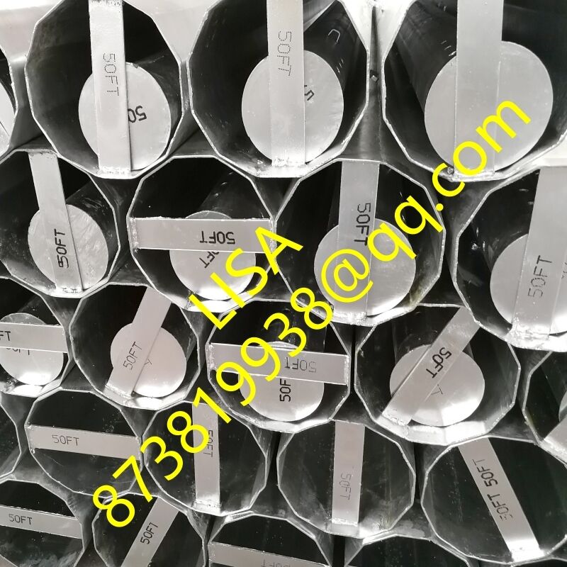 ASTM A572 Grade 50 Double-Circuit 15m High-Voltage Transmission Steel Pole Seismic Resistant IEC 60826