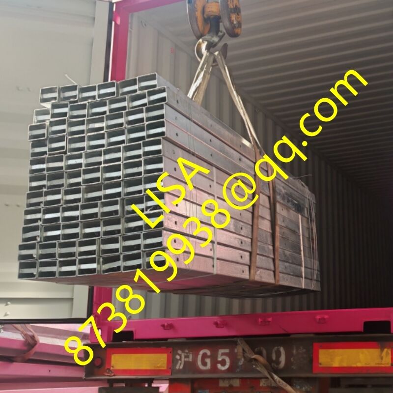 2.4M 8FT Hot-dip Galvanized Q235B 3mm Thick Rectangular Steel Crossarm for Power Transmission