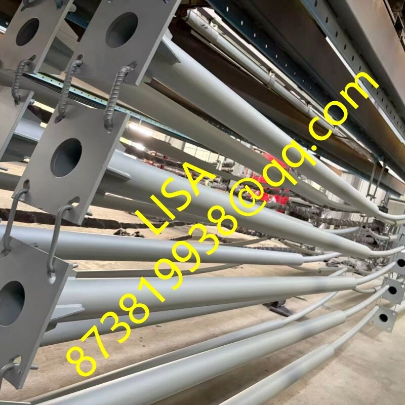 5M Height Hot-dip Galvanized Q235B Steel Lighting Pole for Street Park and Garden