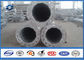 3.0mm ~ 20mm Thickness Polygonal High Voltage Electric Steel Utility Pole