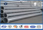 Round Hot dip Galvanized Steel Tubular Pole ASTM A123 Standard flange mode
