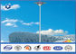 Polygonal / Conical shape high mast lighting poles , Stadium Light Pole 24 mm Bolt diameter
