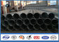 Dodecagonal Electric Power Industrial Light Steel Poles with Bituminous Painting Protection