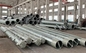 Round Column 40ft 12m Overhead Line Galvanized Steel Pole Penetration Over 95%