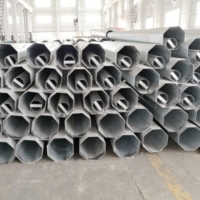 45FT 13716mm قطب الخدمة الكهربائية ASTM A36 4.0mm قطب الفولاذ المغلف
