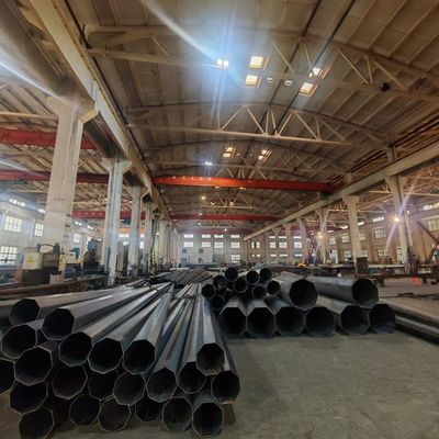 8 Sides Galvanized Power Distribution Steel Poles S460NL