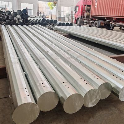 16 قطب فولاذي ذو ناقل متعدد الأطراف من الفولاذ المقاوم للضغط الساخن ASTM A572