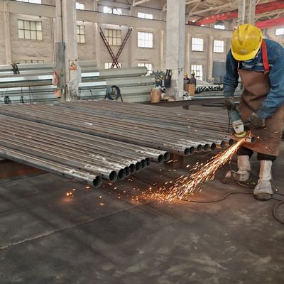 6M Sekizgen Sıcak Dip Galvanizli Işık direği Konik Çelik direği Q235B