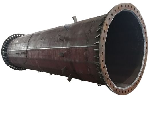 35KV Çift Devreli Çokgen Kutbu Q420 Galvanize Çelik iletim kutbu
