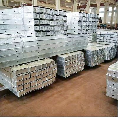 8FT 10FT 12FT 3mm Q235 Hot Dip Galvanized Rectangular Tube Steel Crossarm