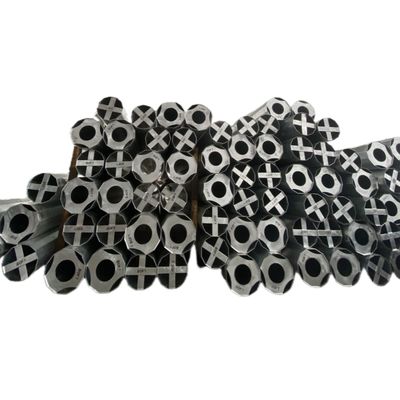355 Mpa Dodecagonal Hot-Dip Galvanized Steel Pole 2000 KGF 80FT For Sub-Transmission