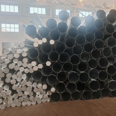 35FT Octagonal Zinc Steel Galvanized Pole with Nea Standard for Electricity Distribution