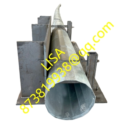 Hongxin Hot Dip Galvanized Direct Embedded Polygonal Tapered 100FT Steel Transmission Pole