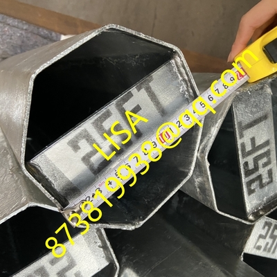 15KV 25FT Octagonal Galvanized Buried Steel Pole with 300KGF Tip Load