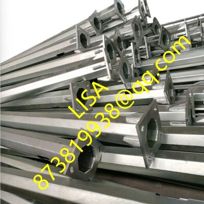30ft Octagonal Tapered Hot-dip Galvanized Steel Lighting Pole for Street Illumination
