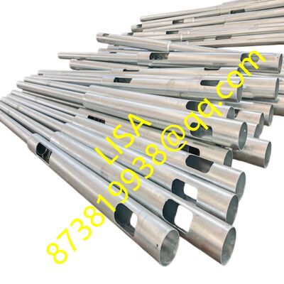 ASTM A36 Round Tapered Hot-dip Galvanized Q235B 3.0mm Thick Steel Lighting Pole for Street Park Garden