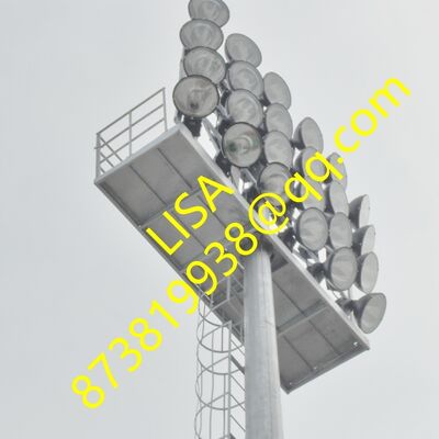 12M-30M Height Dodecagonal Shape Q355 Material High Mast Pole and High Mast Light Pole for Telecommunication